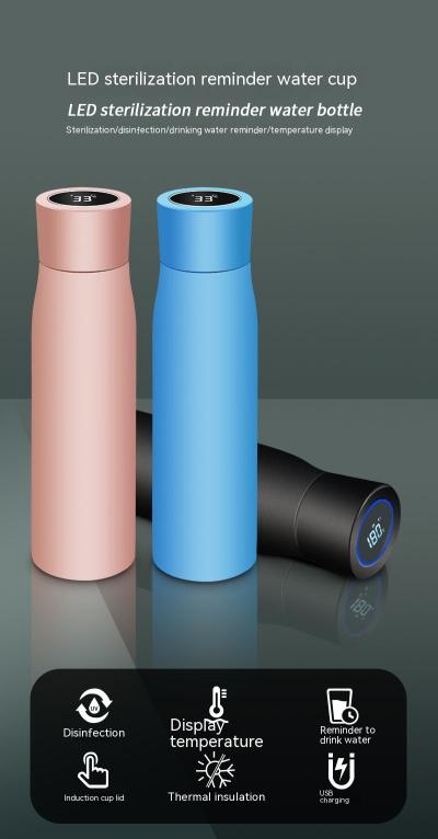 Intelligent Display Temperature Sterilization Vacuum Cup Stainless Steel