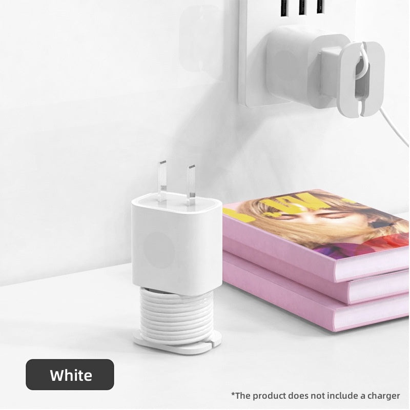 Silicone Charging Adapter Case with Cable Organizer for Apple USB-C 18W/20W