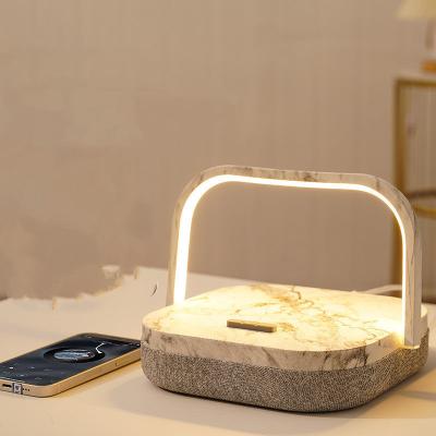 Led Wireless Charger Bluetooth Speaker Desk Lamp